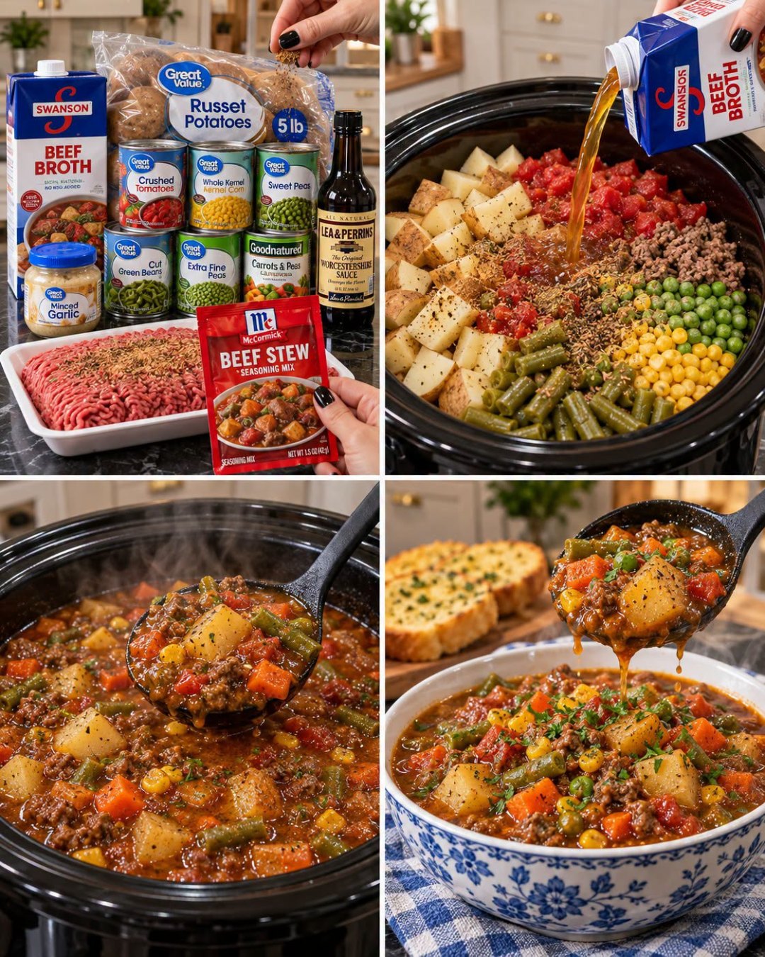 Easy Grandma’s Cozy Hamburger Soup Recipe for Dinner