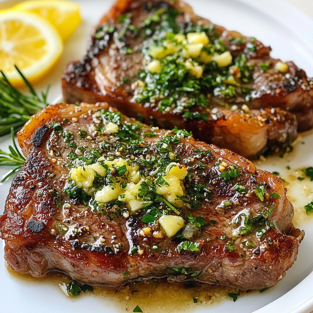 Garlic Herb Butter Steak Skillet Flavorful Dinner Treat