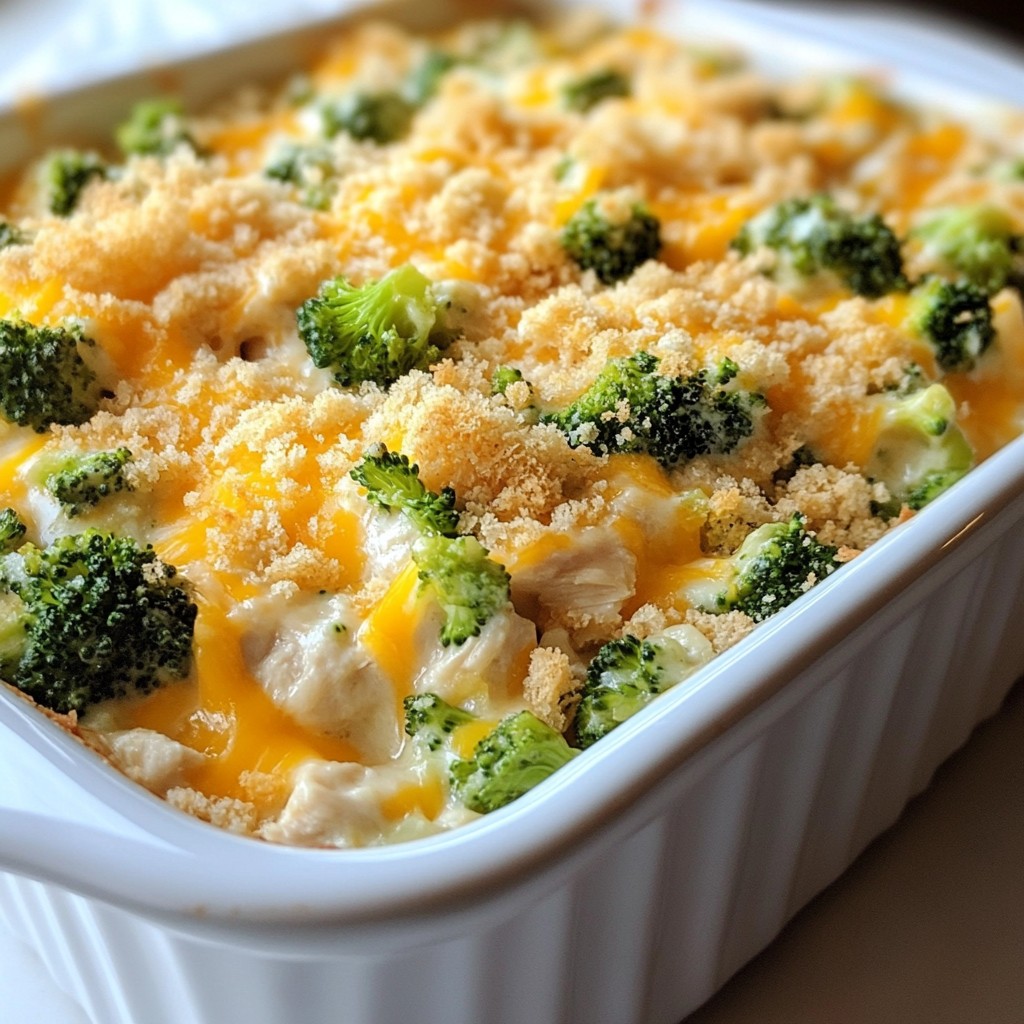 Cheesy Chicken Broccoli Bake Simple Delicious Meal