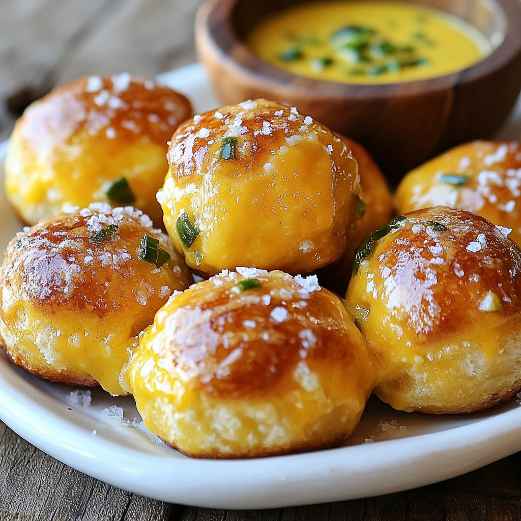 Cheddar Jalapeño Pretzel Bites Tasty Snack Recipe