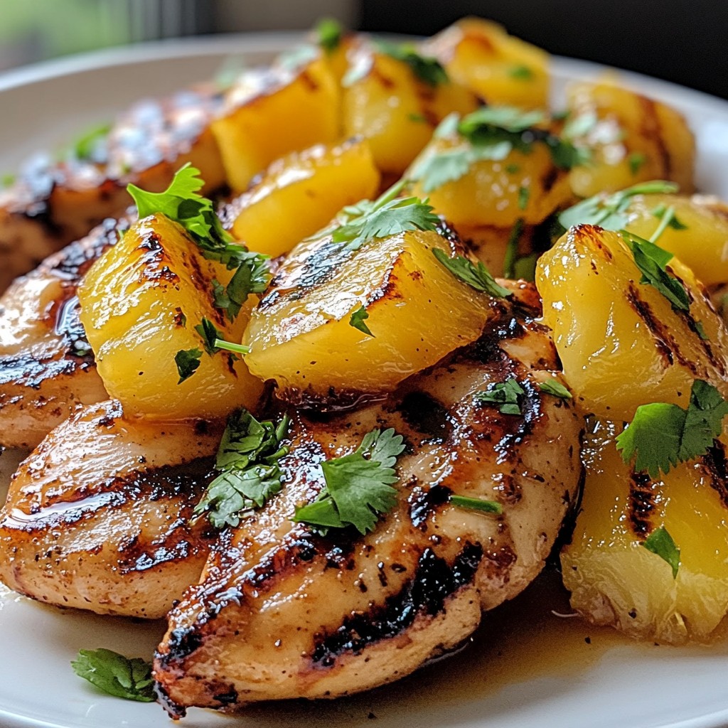 Grilled Pineapple Chicken Juicy and Flavorful Meal