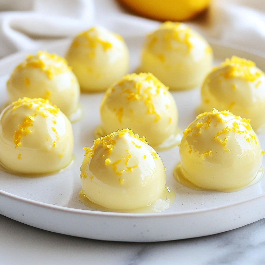 Zesty Keto Lemon Curd Fat Bombs Easy and Delicious Treat