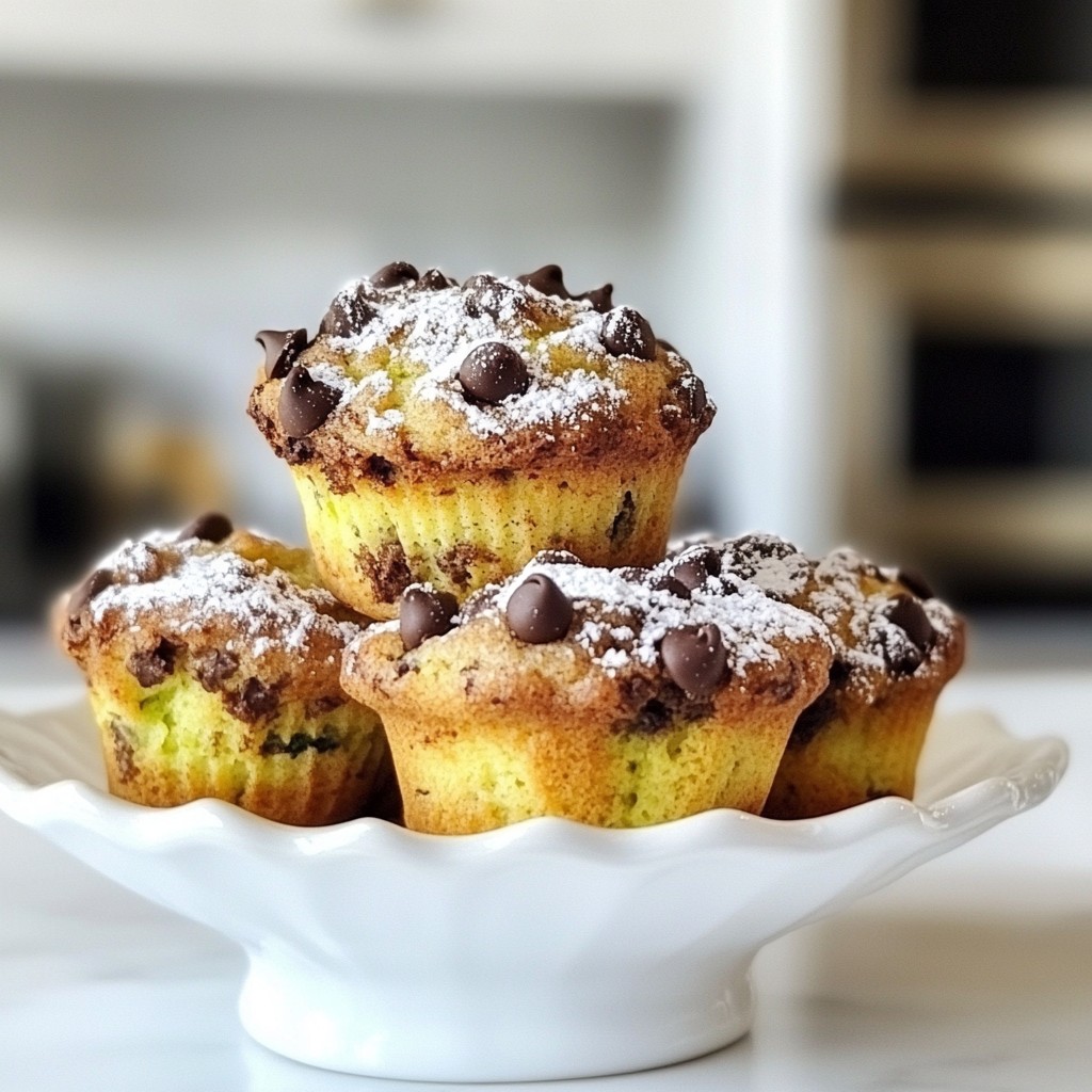 Chocolate Chip Zucchini Muffins Soft and Tasty Treat