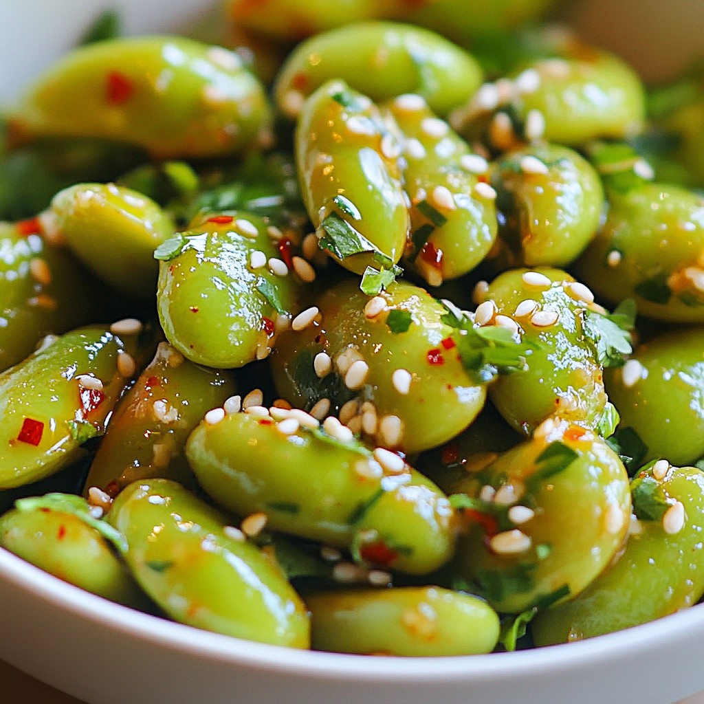 Spicy Garlic Edamame Bold and Tasty Snack Recipe