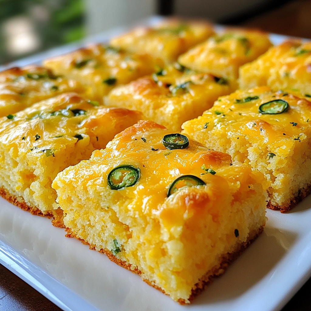 Jalapeno Cheddar Cornbread Tasty and Simple Recipe
