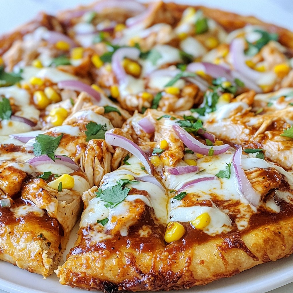 BBQ Ranch Chicken Pizza Flavorful Homemade Delight