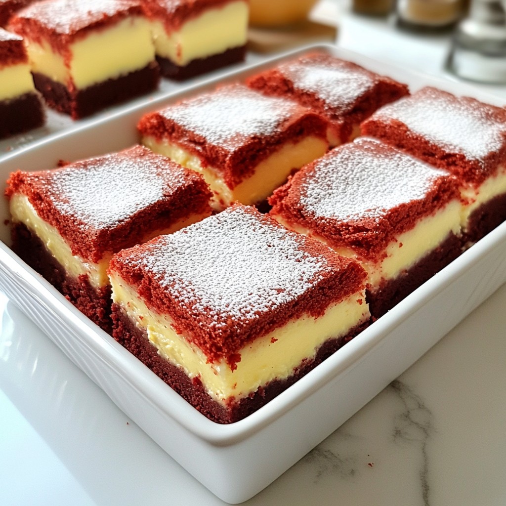 Red Velvet Cheesecake Brownies Irresistible Delight