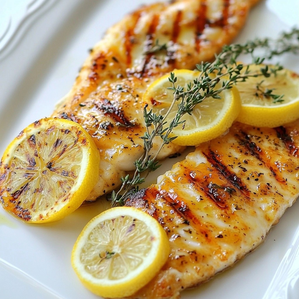 Zesty Keto Lemon Thyme Grilled Tilapia Recipe