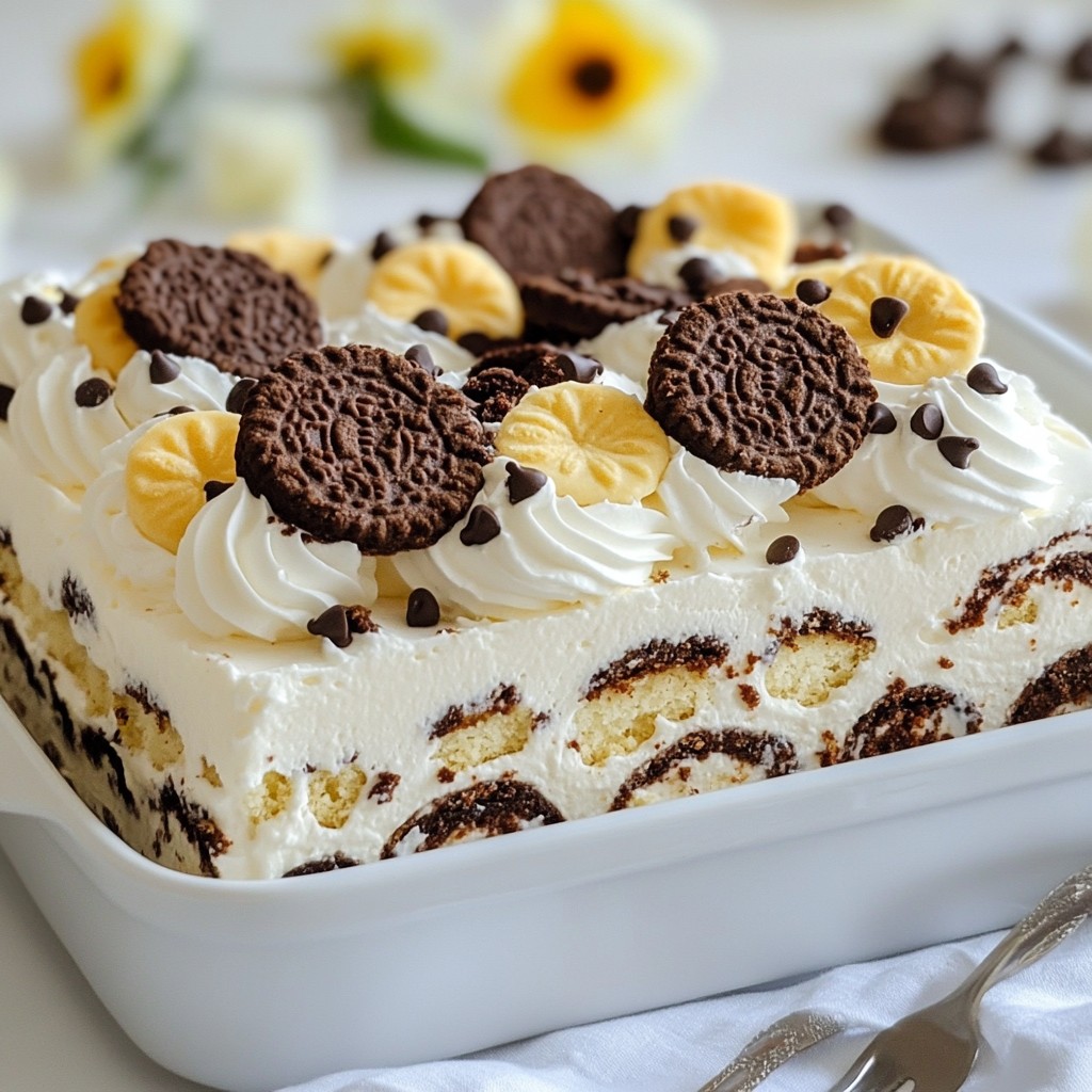 Cookies and Cream Icebox Cake Delightful Dessert Treat