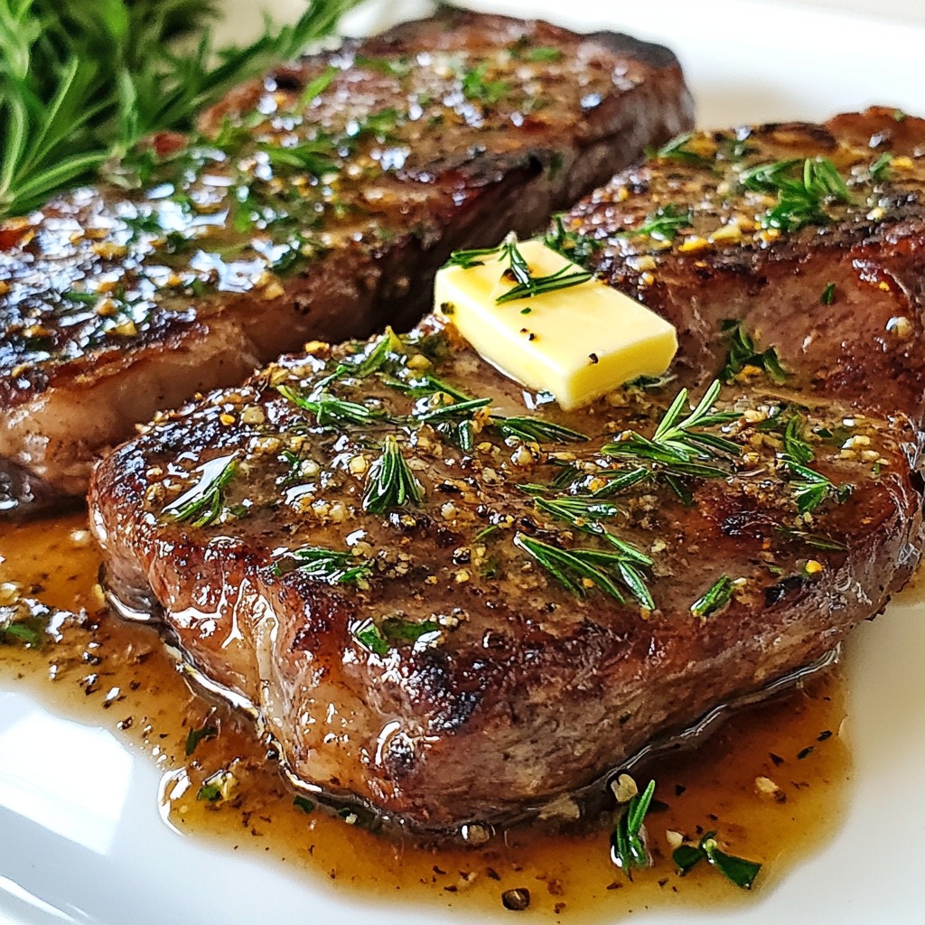 Garlic Butter Herb Steak Savory Flavorful Delight