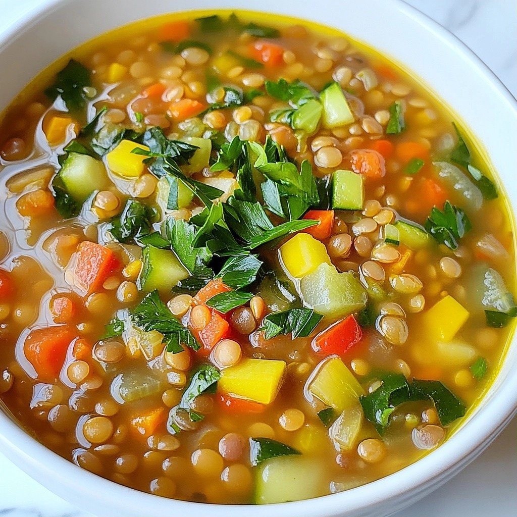Hearty One-Pot Recipes Vegetarian Lentil Stew Delight