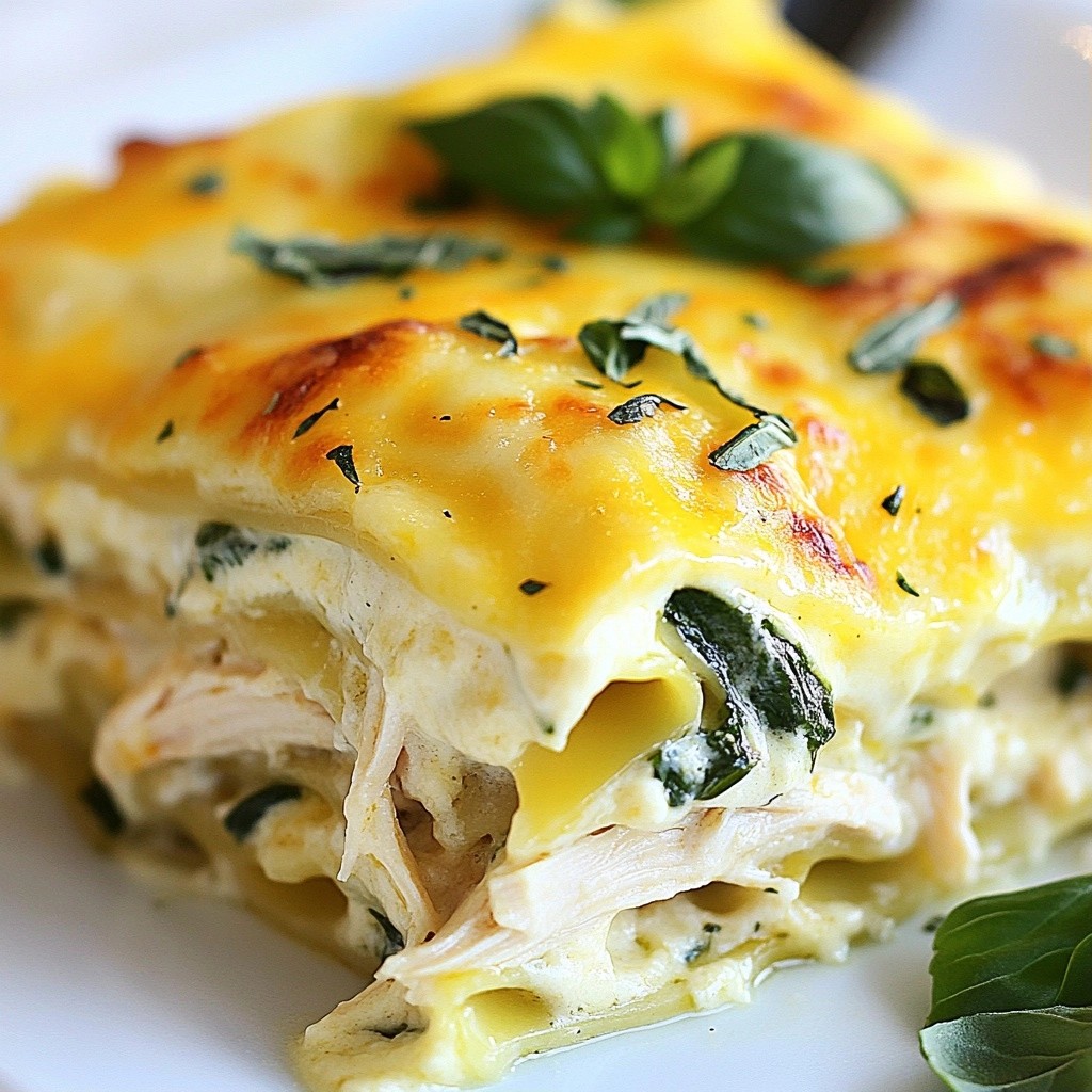 Cheesy Family Meals Chicken Alfredo Lasagna Delight