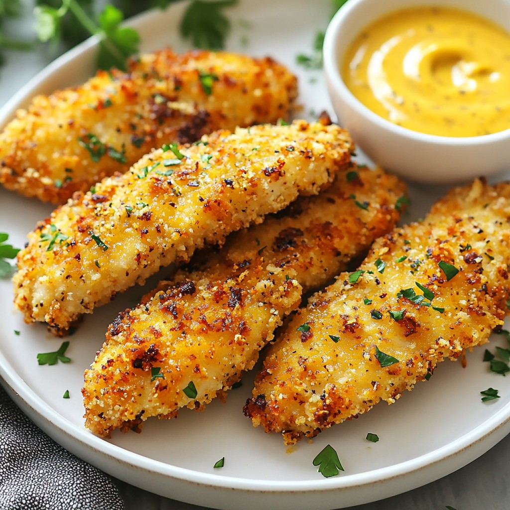 Air Fryer Parmesan Crusted Chicken Tenders Crisp Delight