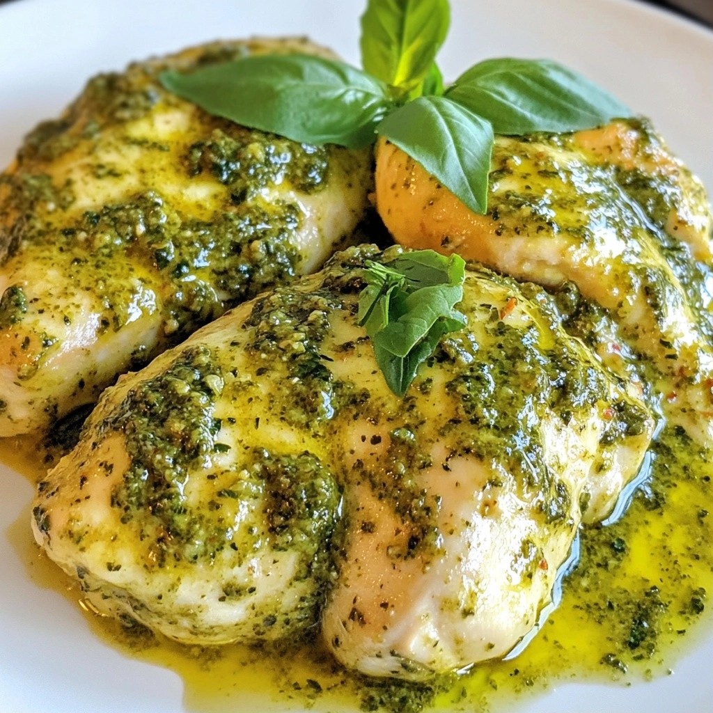 Creamy Keto Basil Pesto Chicken Easy and Tasty Meal