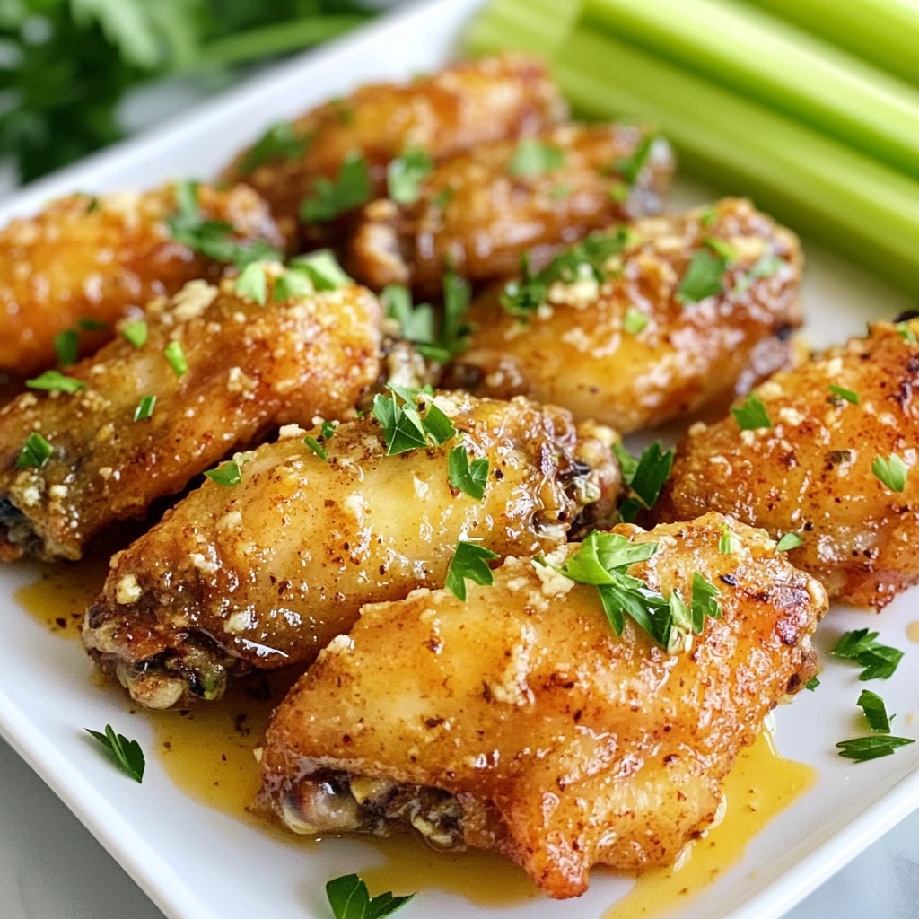 Air Fryer Garlic Parmesan Wings Tasty and Simple Recipe