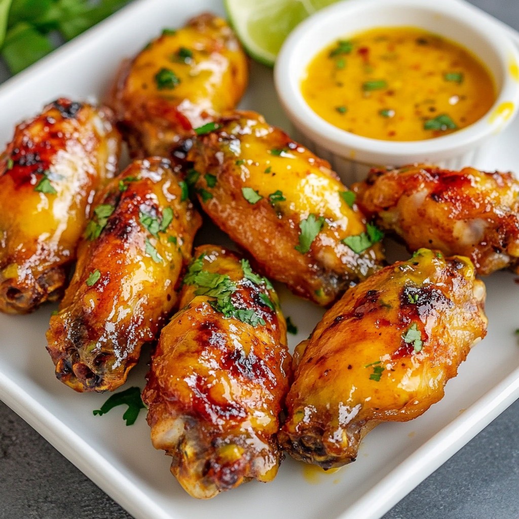 Mango Habanero Chicken Wings Zesty Flavor Explosion