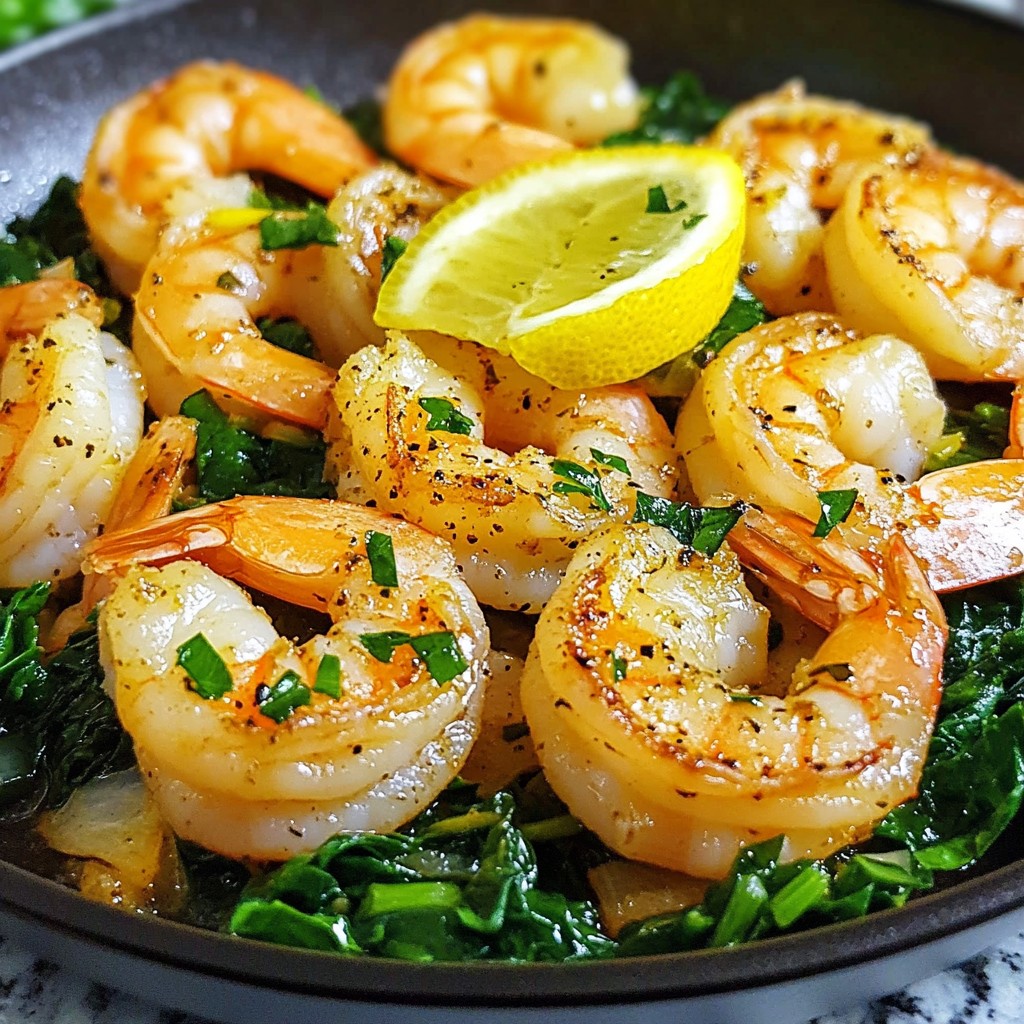 Zesty Keto Lemon Herb Shrimp Skillet Quick and Easy