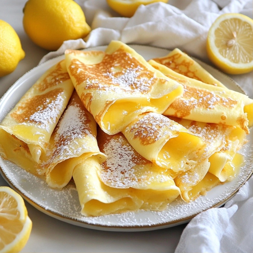 Fluffy Keto Ricotta Lemon Crepes Easy and Tasty Dish