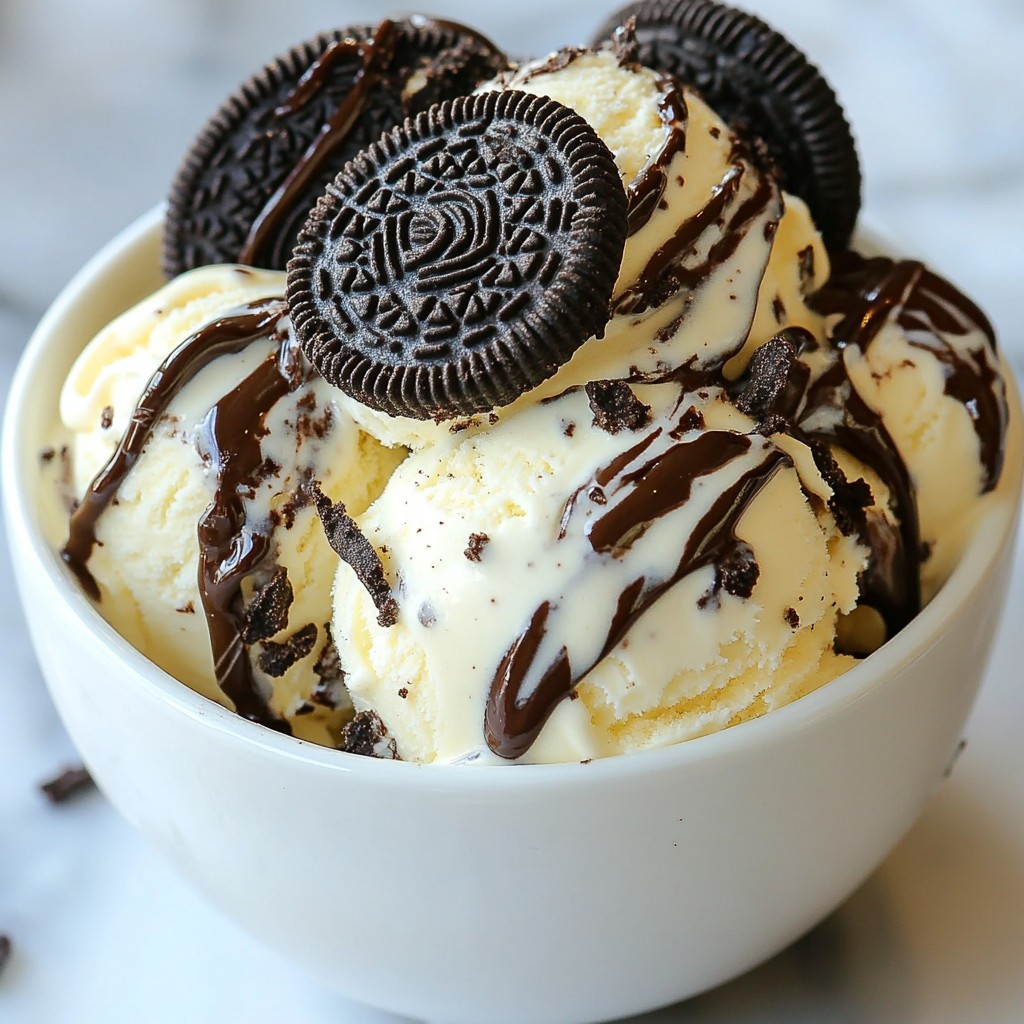 No-Churn Oreo Ice Cream Simple and Irresistible Treat