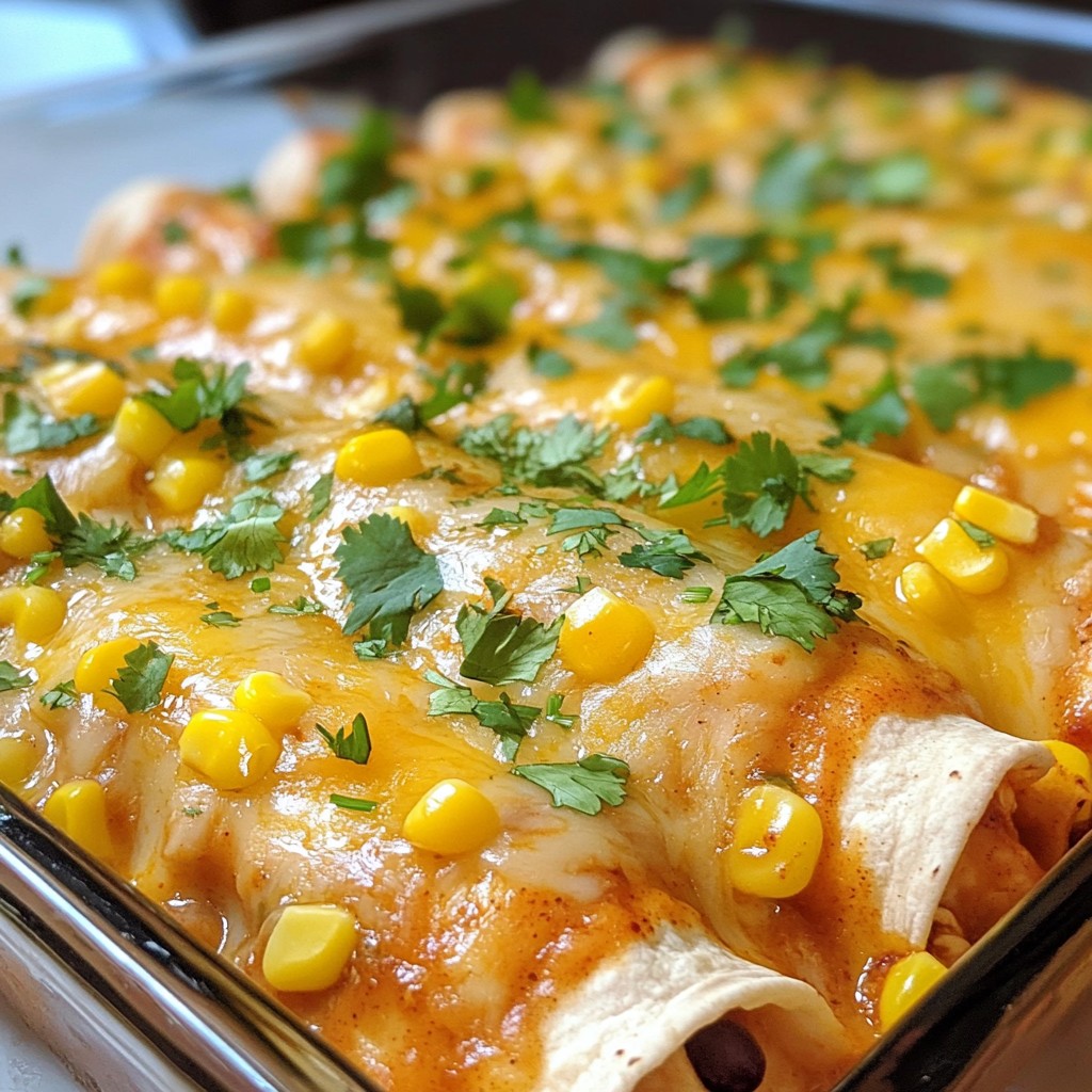 Ranch Chicken Enchiladas Savory and Easy Recipe