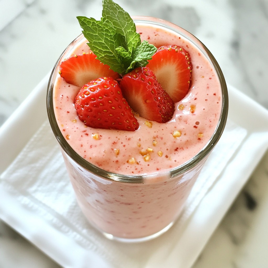 Strawberry Cheesecake Smoothie Tasty and Simple Treat
