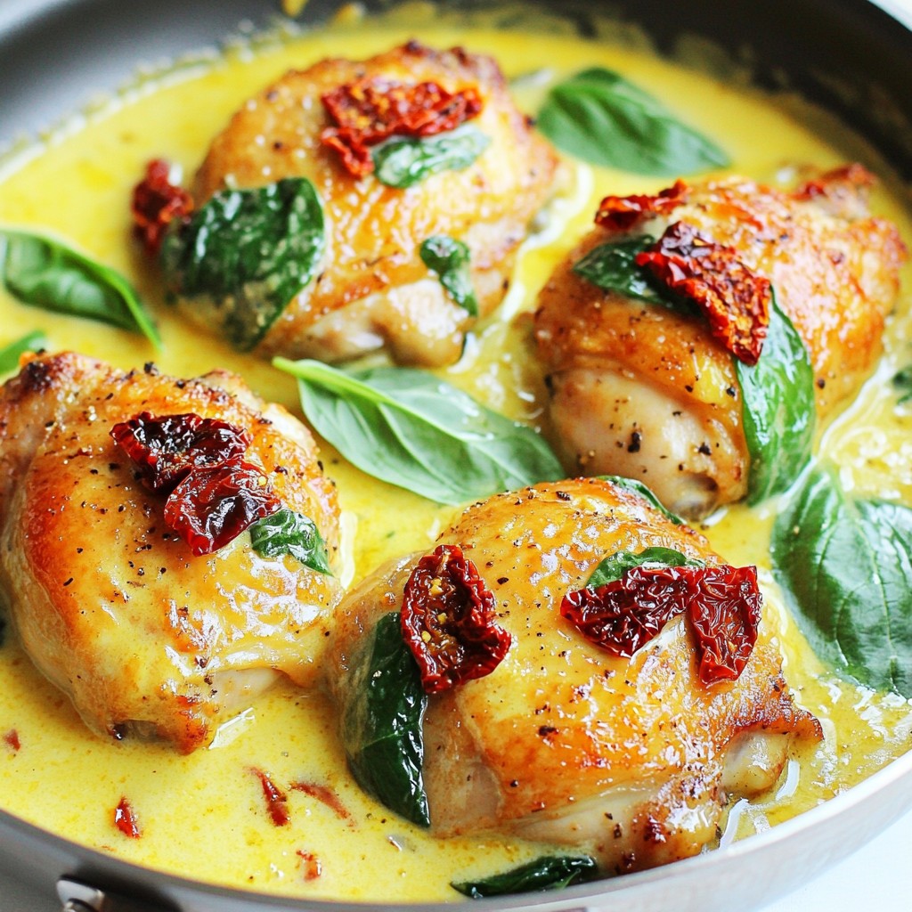 Creamy Keto Sun-dried Tomato Chicken Delight