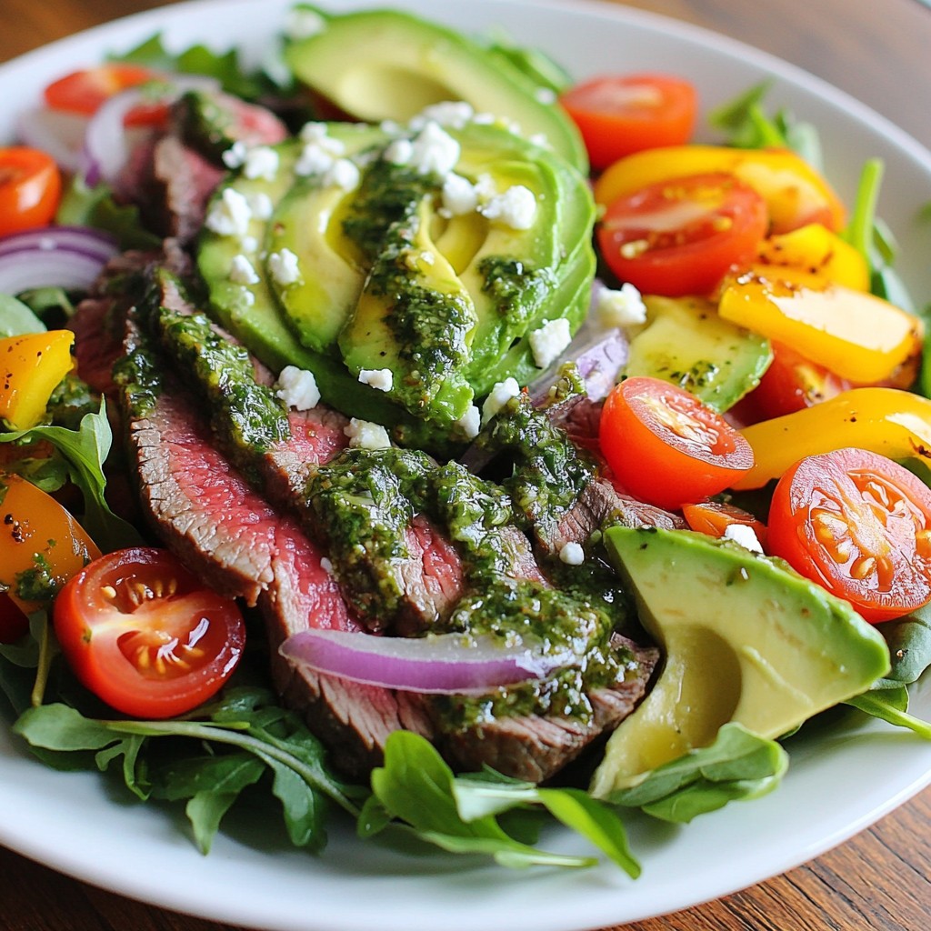 Chimichurri Steak Salad Fresh and Flavorful Delight