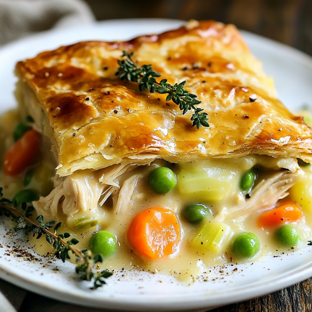 Classic Chicken Pot Pie Comforting Home-Cooked Recipe