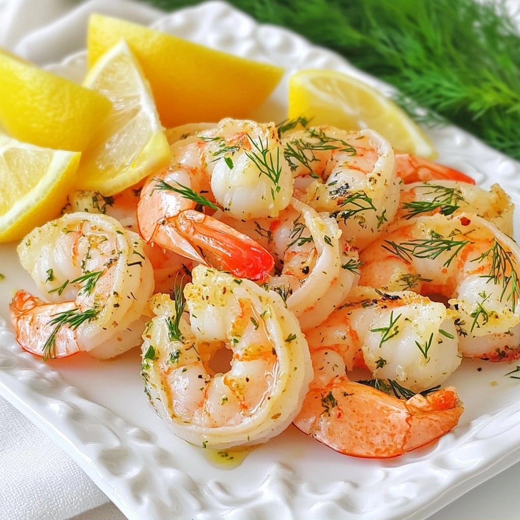 Nutritious Healthy Dinners Lemon Dill Grilled Shrimp