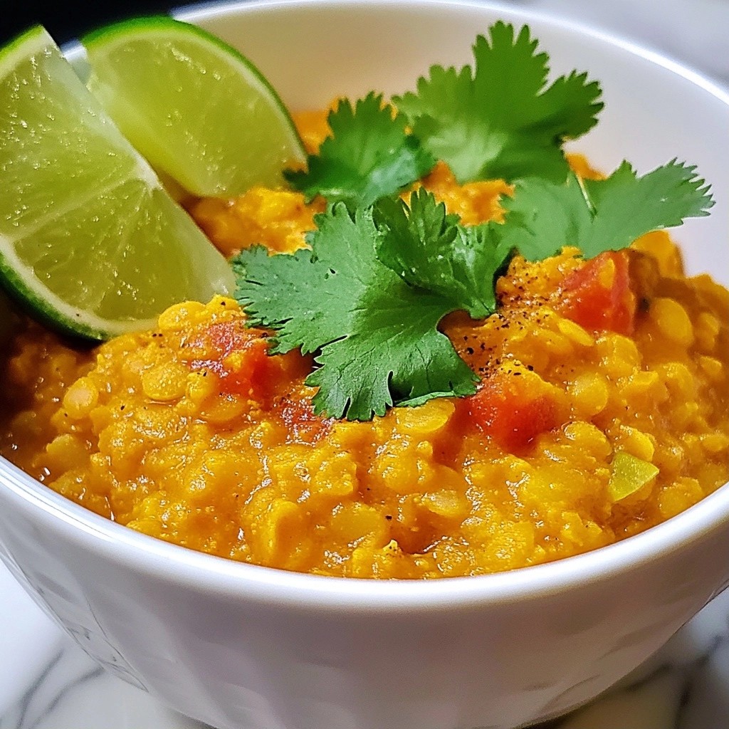 Flavorful One-Pot Recipes Red Lentil Curry Delight