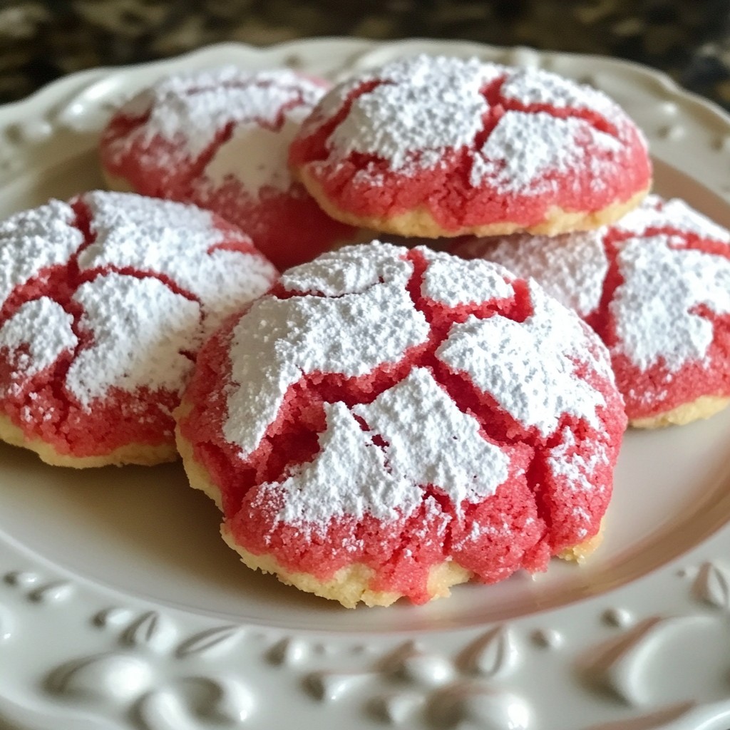 Red Velvet Crinkle Cookies Irresistible Sweet Treats
