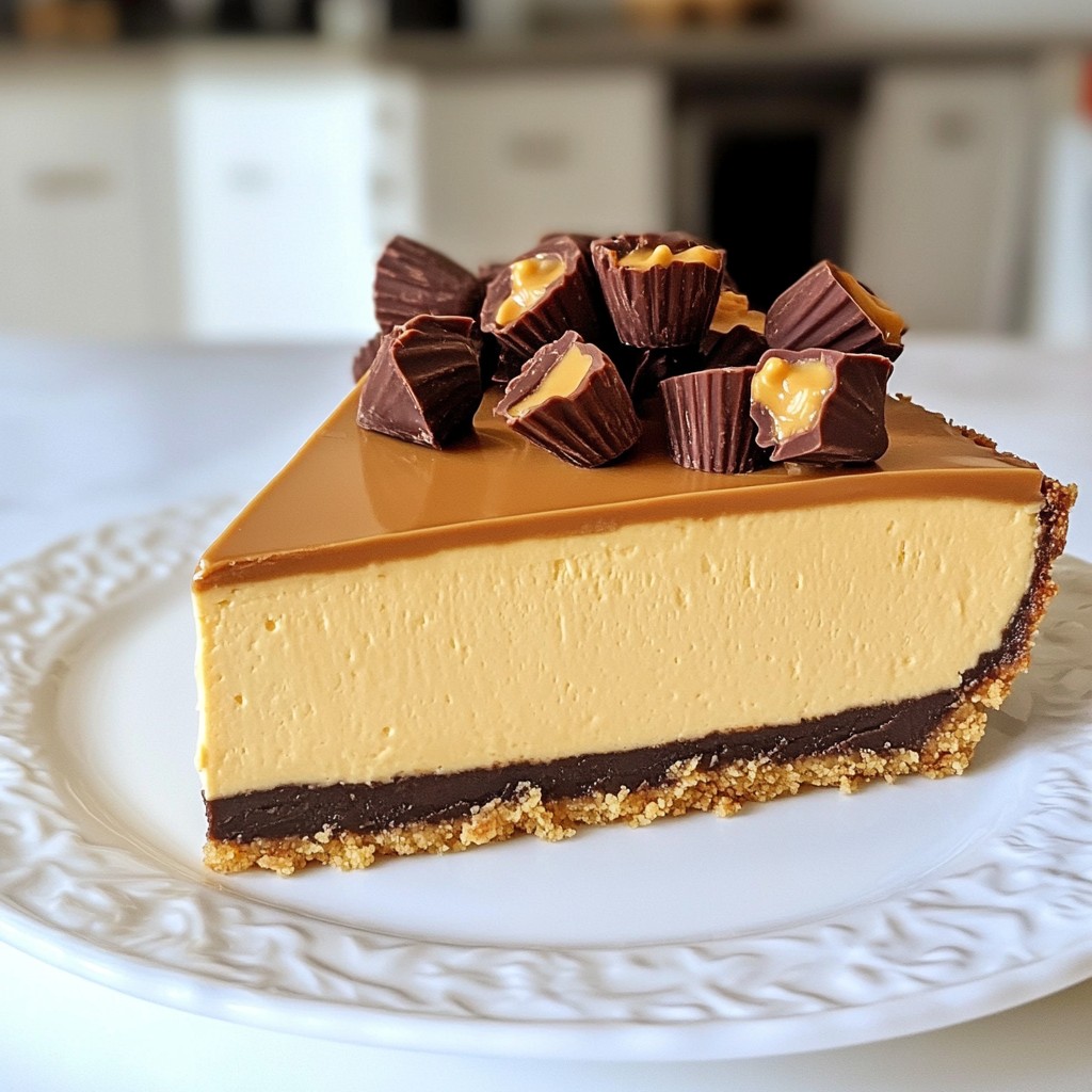 Peanut Butter Cup Cheesecake Creamy Delight Recipe
