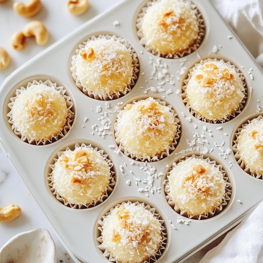 Nutty Keto Coconut Cashew Fat Bombs Delightful Recipe