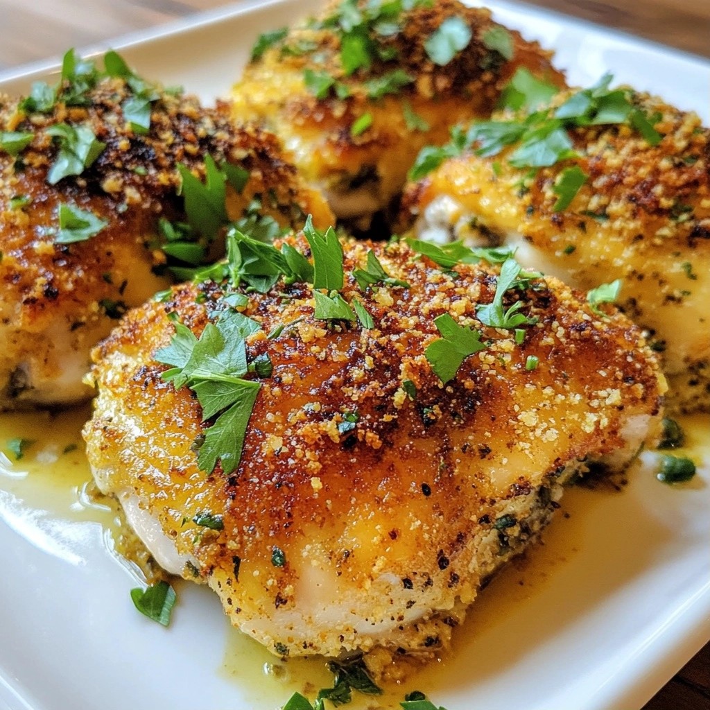 Savory Keto Herb-Crusted Chicken Thighs Recipe