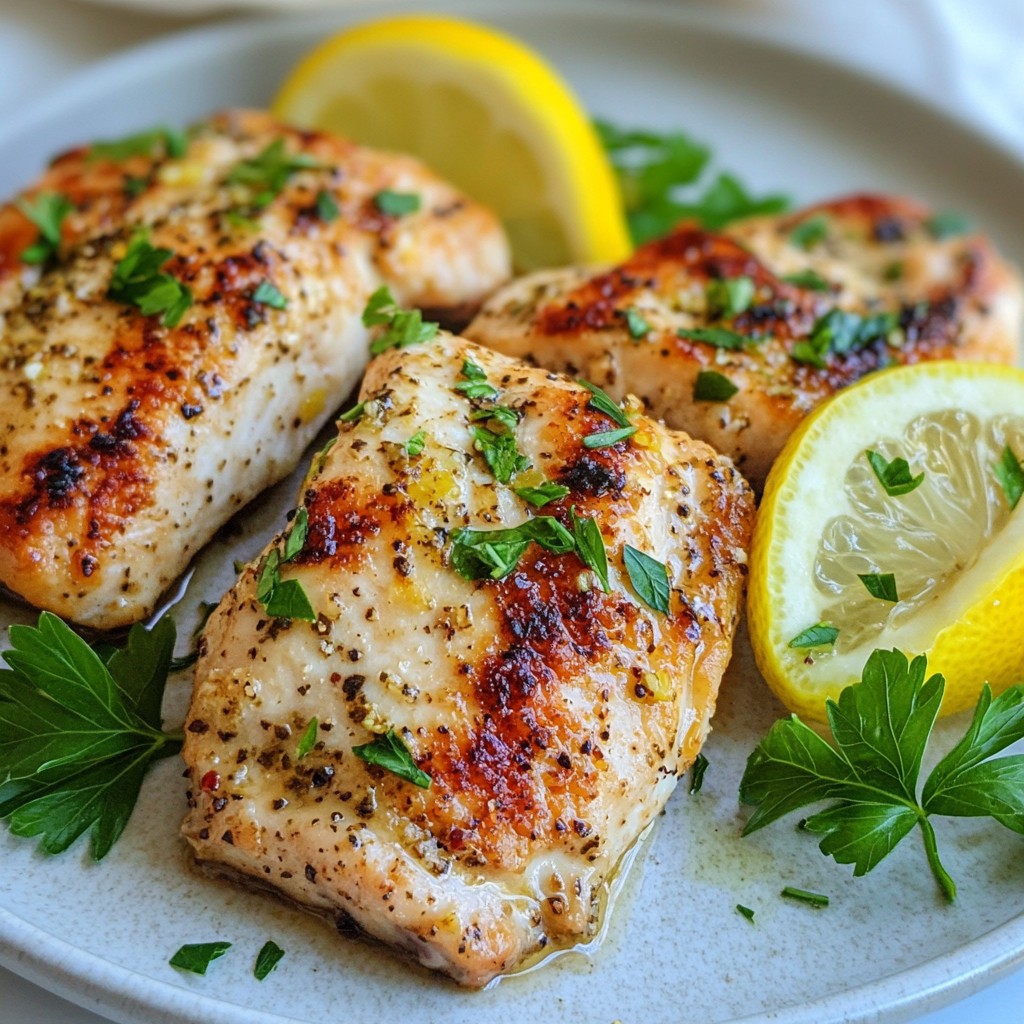 Herbed Keto Lemon Pepper Chicken Breasts Recipe
