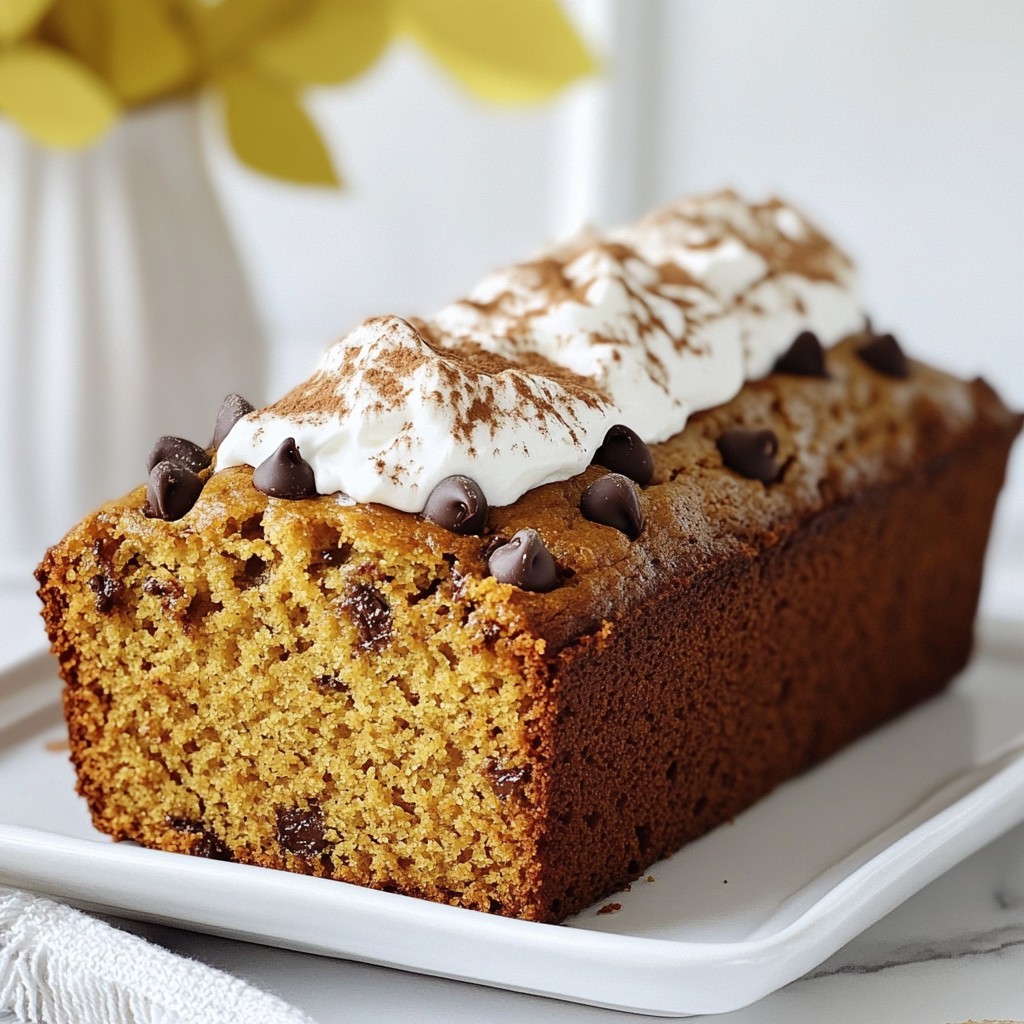 Chocolate Chip Pumpkin Bread Flavorful Holiday Treat