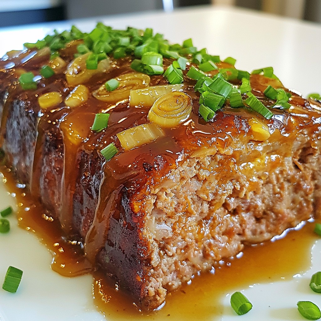 Honey Garlic Glazed Meatloaf Flavorful and Simple Dish