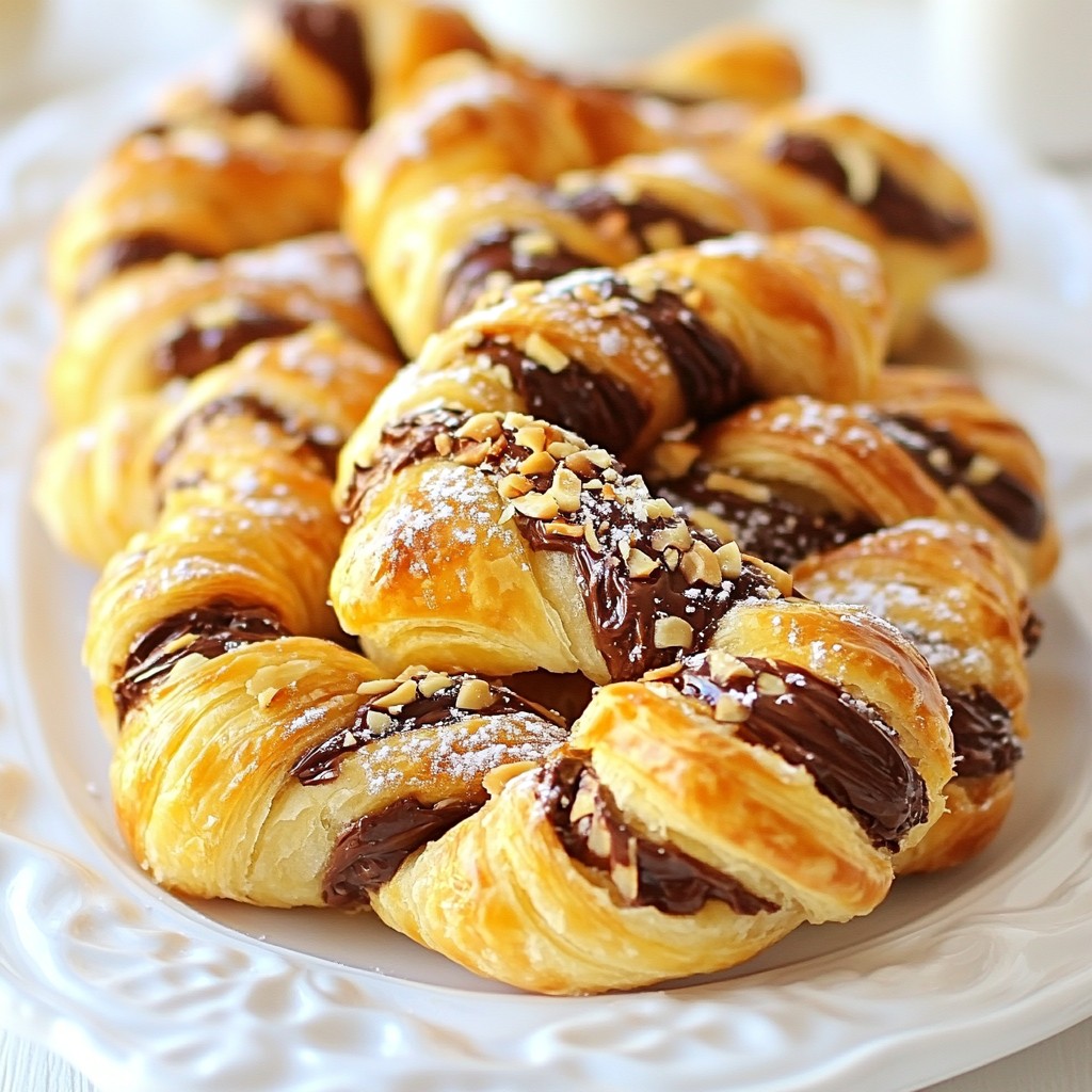 Chocolate Hazelnut Puff Pastry Twists Delightfully Easy