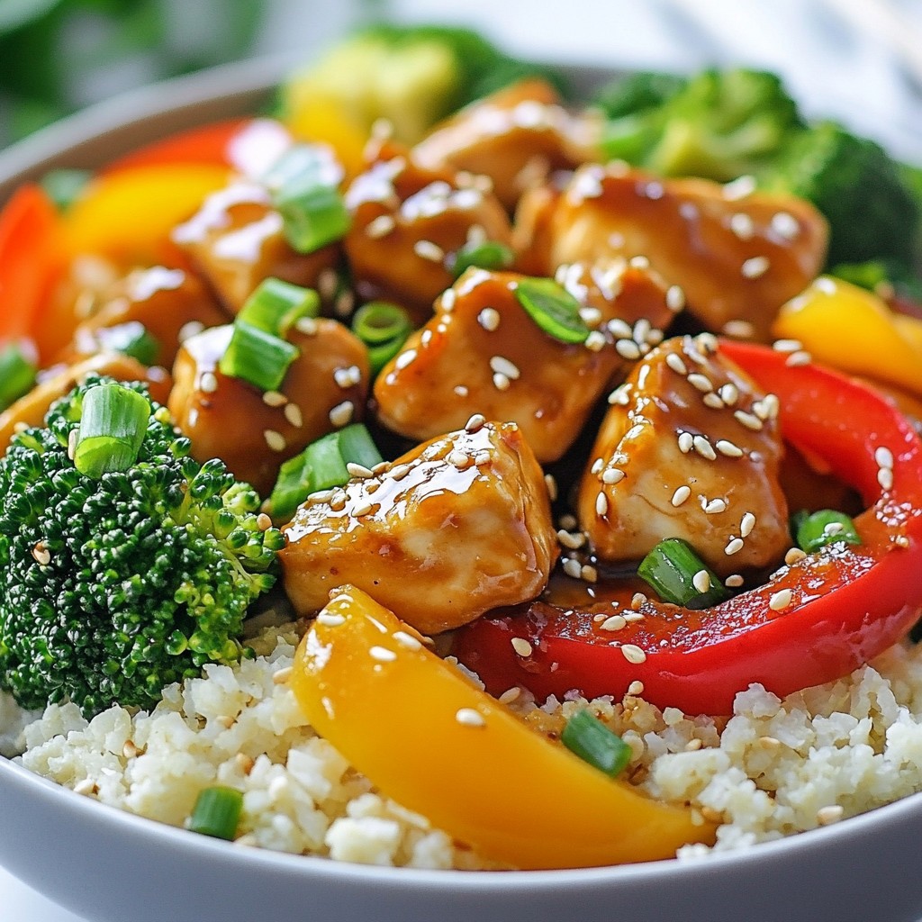 Easy Keto Teriyaki Chicken Bowls Flavorful and Simple