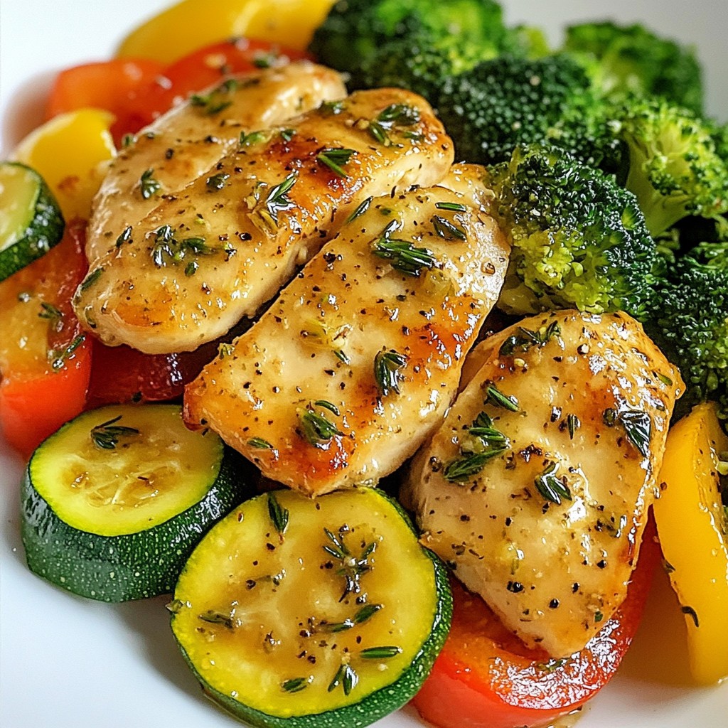 Savory Keto Lemon Herb Chicken Stir-Fry Recipe Easy