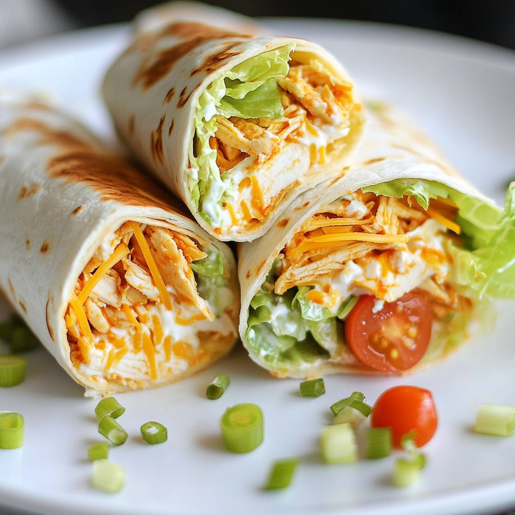 Buffalo Ranch Chicken Wraps for a Tasty Meal
