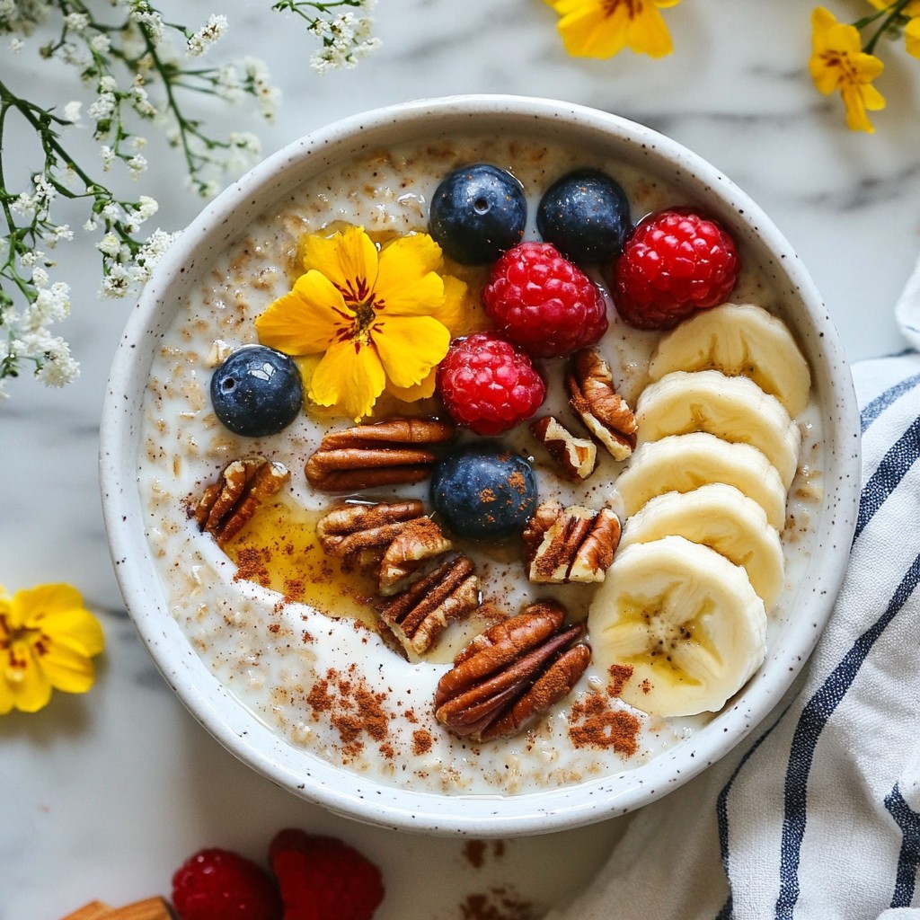 Maple Pecan Overnight Oats Healthy Breakfast Recipe