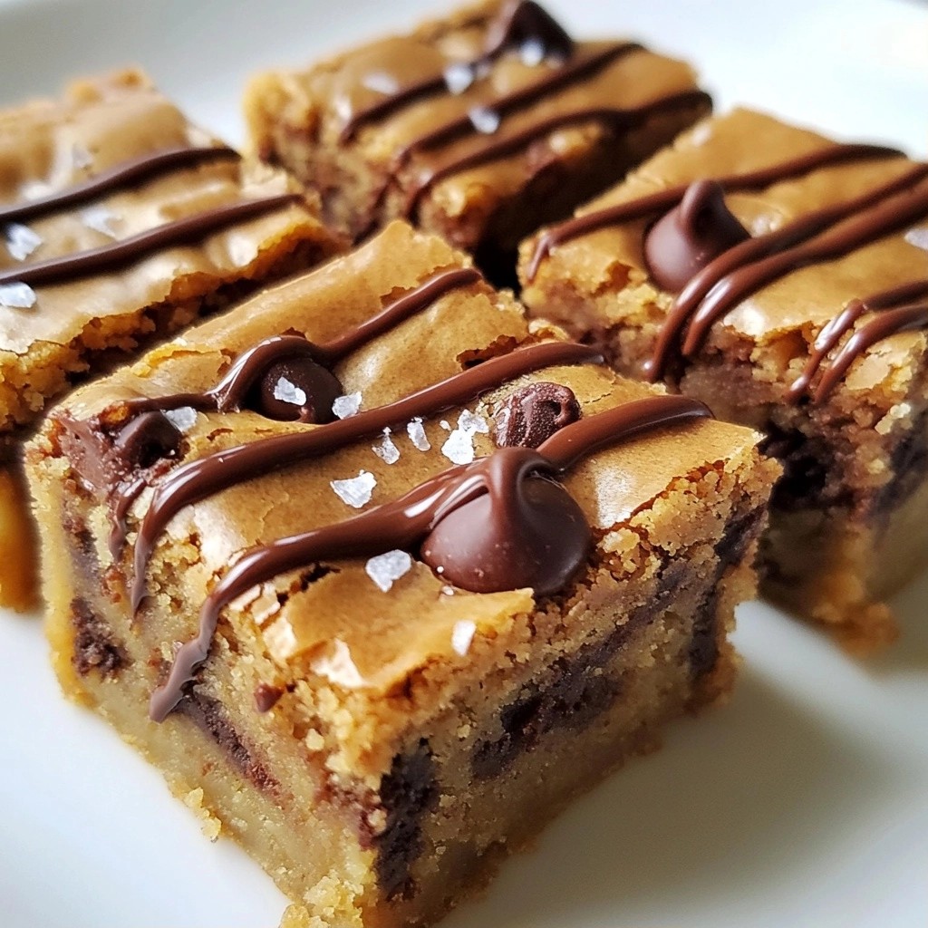 Classic Gooey Chocolate Chip Blondies Delightfully Sweet