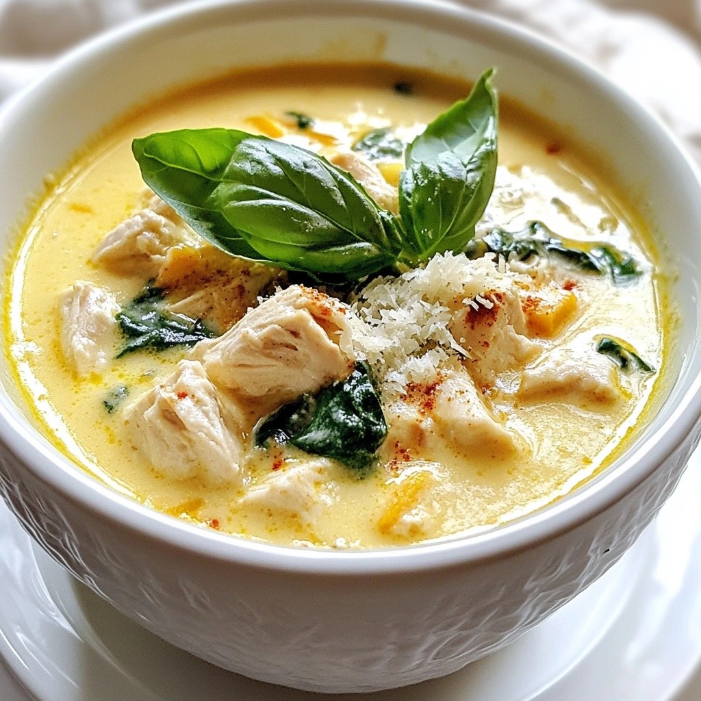 Savory One-Pot Recipes Creamy Tuscan Chicken Soup