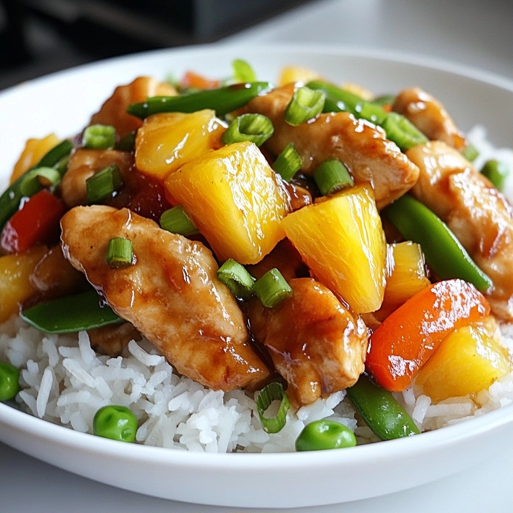 Tangy Quick Dinners Pineapple Chicken Stir-Fry Recipe