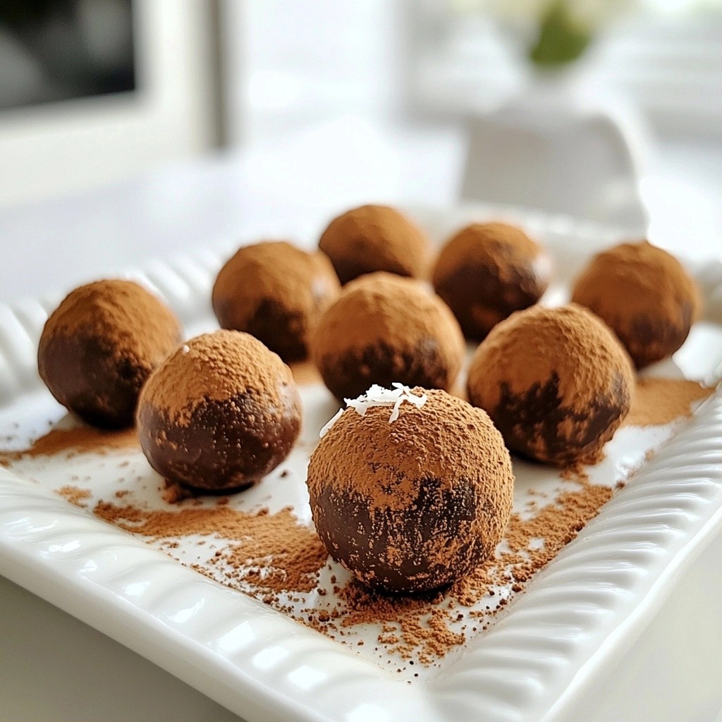Spiced Chai Chocolate Truffles with Creamy Centers