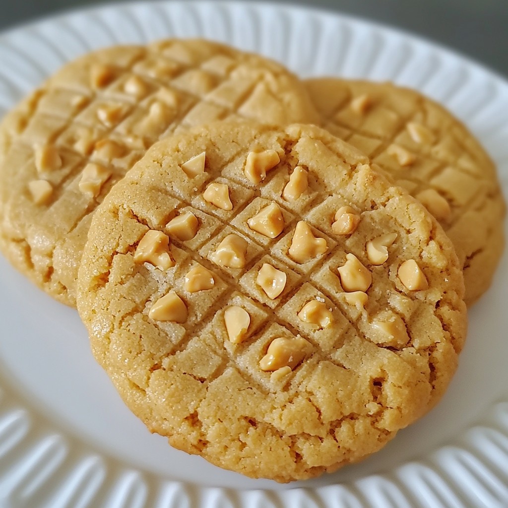 Ingredient Peanut Butter Cookies Easy and Delicious Treat