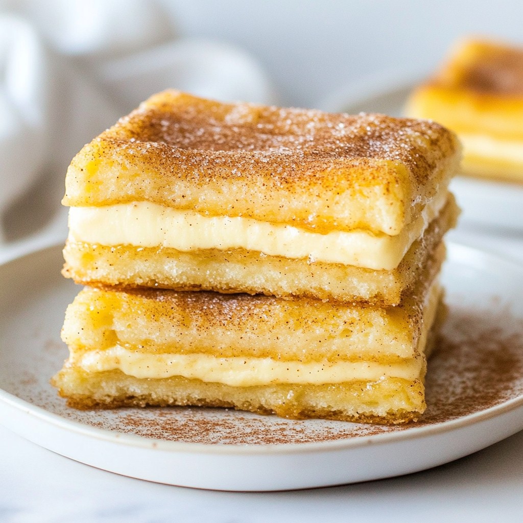 Churro Cheesecake Bars Flavorful Dessert Delight