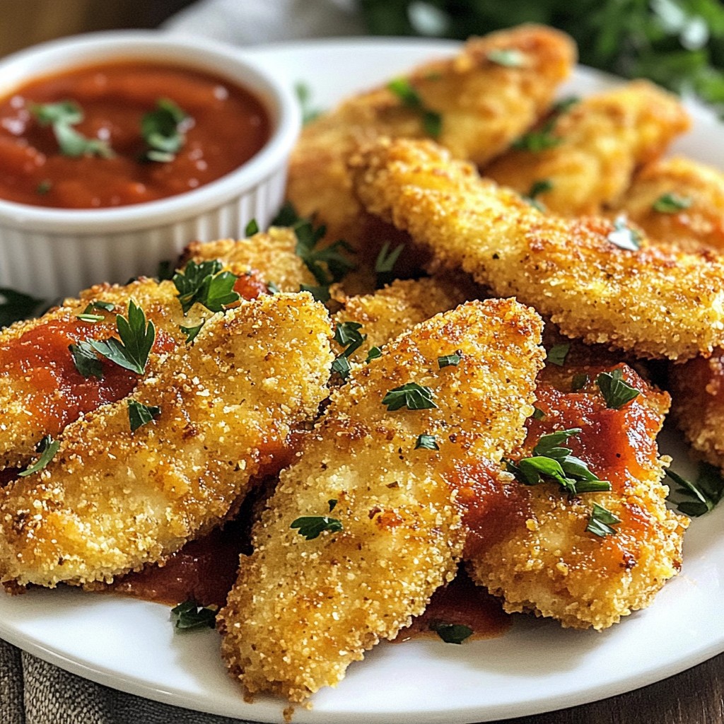 Parmesan Crusted Chicken Tenders Flavorful and Easy