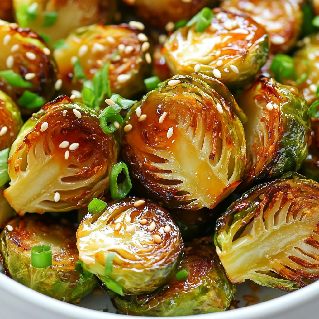 Honey Sriracha Brussels Sprouts Tasty and Simple Recipe